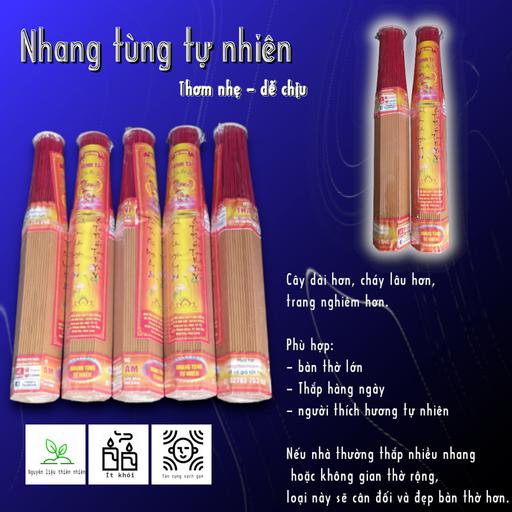 NHANG THƠM NHẸ TỰ NHIÊN – NHANG KHÔNG HÓA CHẤT TỪ GỖ TÙNG