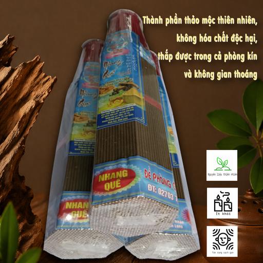 Nhang Quế Sạch 4 Tấc 630 Cây THÀNH TÂM – Hương Quế Tự Nhiên Thơm Ấm, Thanh Tịnh