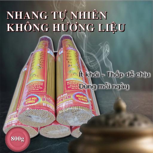 Nhang Tự Nhi&ecirc;n 4 Tấc B&oacute; Tr&ograve;n 800g &ndash; Nhang Sạch D&ugrave;ng Hằng Ng&agrave;y