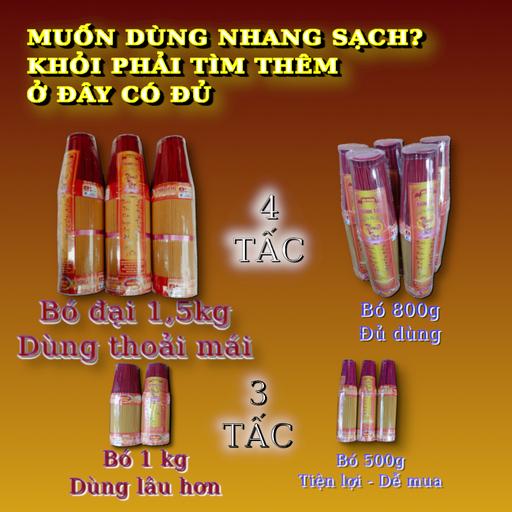 Nhang Tự Nhi&ecirc;n 4 Tấc 1,5kg D&ugrave;ng H&agrave;ng Ng&agrave;y &ndash; &Iacute;t Kh&oacute;i, Kh&ocirc;ng M&ugrave;i, Tiết Kiệm