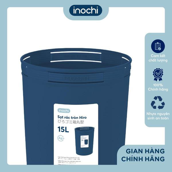 Sọt Rác Tròn Inochi - Hiro 15L: Kháng Khuẩn, Khử Mùi, Gọn Gàng Cho ...
