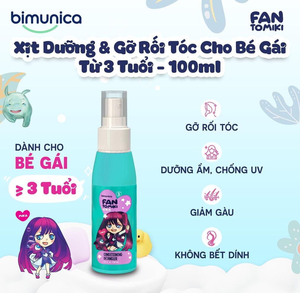 Bimunica FantoMiki dưỡng tóc cho bé